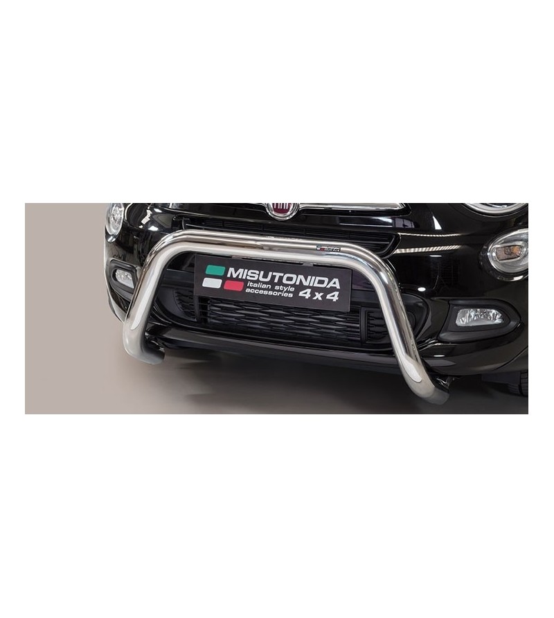 Fiat 500 X EC Approved Super Bar Inox - EC/SB/393/IX - Bullbar / Lightbar / Bumperbar - Verstralershop