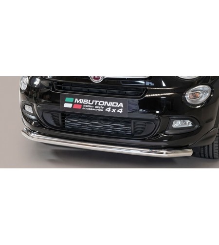 Fiat 500 X Large Bar inox - LARGE/393/IX - Bullbar / Lightbar / Bumperbar - Verstralershop