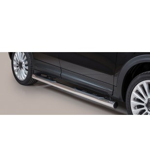 Fiat 500 X Grand Pedana (Side Bars with steps) Inox - GP/393/IX - Sidebar / Sidestep - Verstralershop