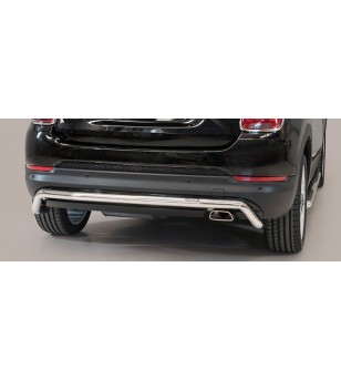 Fiat 500 X Rear Protection Inox - PP1/393/IX - Rearbar / Opstap - Verstralershop