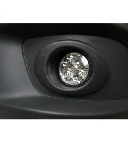 Dagrijverlichting - L&S - Round - Zwart - 12V - Set - Mercedes - Sprinter - 2013-2018
