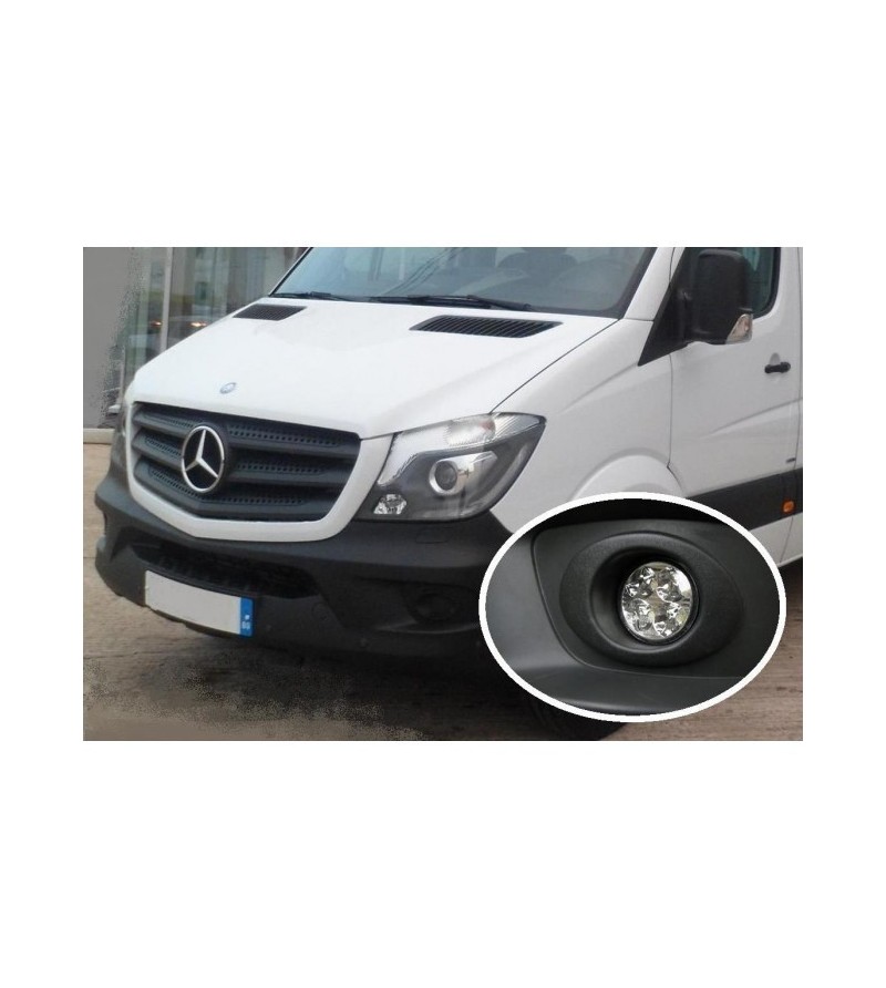 LED dagrijverlichting (DRL) Mercedes Sprinter 2013+diameter 79mm - LV013 LED dagrijverlichting (DRL) Mercedes Sprinter 2013+diameter 79mm - LV013