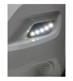 Fiat Ducato 2014- Day Time Running Light Kit POD DRL LED Silver - LP-X290S