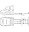 Sprinter 2007+ T-Rack H1 rear - TB90034