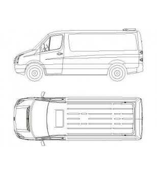 Sprinter 2007+ T-Rack H1 hinten - TB90034