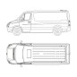 Dakbeugel - QPAX - T-rack Achter - Mercedes - Sprinter - H1 - 2007+ Dakbeugel - QPAX - T-rack Achter - Mercedes - Sprinter - H1 - 2007+