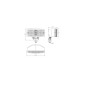 Daytime running lights - SIM - 3123 - Danish lamp - 5.5" - 14cm - Position light Talmu-style - Red - 12V-24V