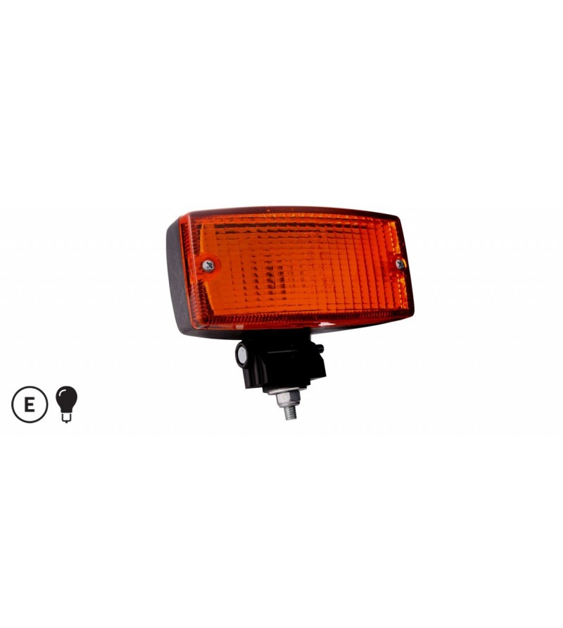 Dagsljus - SIM - 3123 - Dansk lampa - 5.5" - 14cm - Positionsljus Talmu-stil - Bärnsten - 12V-24V Dagsljus - SIM - 3123 - Dansk lampa - 5.5" - 14cm - Positionsljus Talmu-stil - Bärnsten - 12V-24V