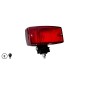 Daytime running lights - SIM - 3123 - Danish lamp - 5.5" - 14cm - Position light Talmu-style - Red - 12V-24V