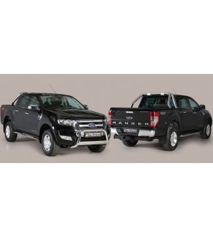 Ranger D.C. 16- EC Approved Medium Bar Inox - EC/MED/295/IX - Bullbar / Lightbar / Bumperbar - Verstralershop