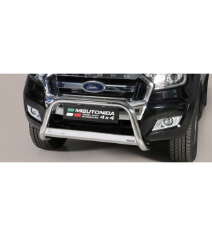 Ranger D.C. 16- EC Approved Medium Bar Inox - EC/MED/295/IX - Bullbar / Lightbar / Bumperbar - Verstralershop