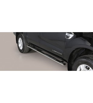 Ranger D.C. 16- Oval grand Pedana (Oval Side Bars with steps) Inox - GPO/295/IX - Lights and Styling