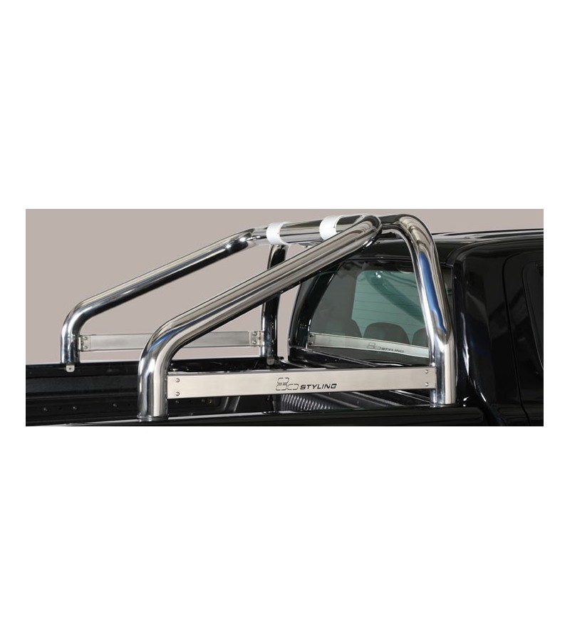 Ranger D.C. 16-, Roll Bar Mark on Tonneau Inox (2 pipes version) - RLSS/K/2295/IX - Rollbars / Sportsbars - Verstralershop Ranger D.C. 16-, Roll Bar Mark on Tonneau Inox (2 pipes version) - RLSS/K/2295/IX - Rollbars / Sportsbars - Verstralershop