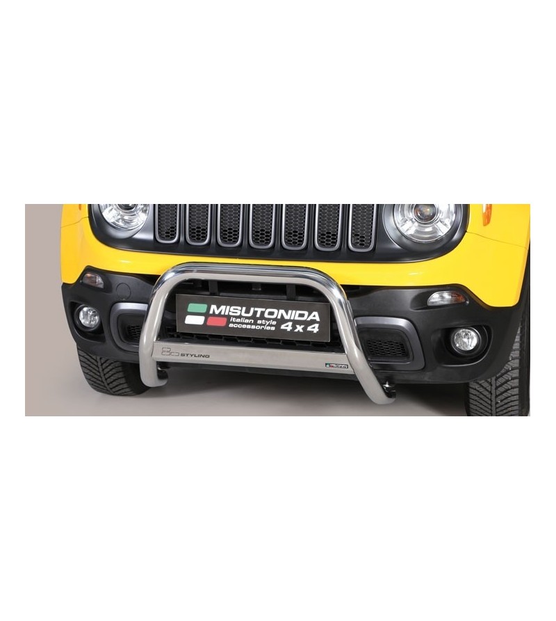 Renegade Trailhawk 14- EC Approved Medium Bar Inox - EC/MED/398/IX - Bullbar / Lightbar / Bumperbar - Verstralershop