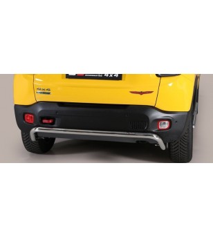 Renegade Trailhawk 14- Rear Protection Inox - PP1/376/IX - Rearbar / Opstap - Verstralershop