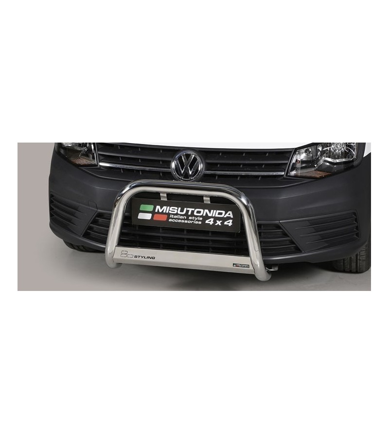 Caddy 15- EC Approved Medium Bar Inox - EC/MED/402/IX - Bullbar / Lightbar / Bumperbar - Verstralershop Caddy 15- EC Approved Medium Bar Inox - EC/MED/402/IX - Bullbar / Lightbar / Bumperbar - Verstralershop