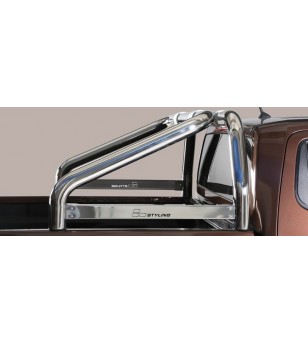 Navara NP 30016-, Roll Bar Mark on Tonneau Inox (2 pipes version) - RLSS/K/2400/IX - Lights and Styling