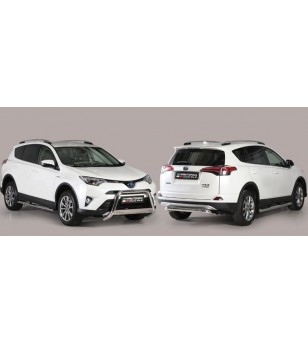 RAV4 16- EC Approved Medium Bar Inox - EC/MED/401/IX - Lights and Styling