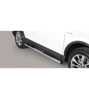 RAV4 16- Grand Pedana (Side Bars with steps) Inox - GP/345/IX - Lights and Styling