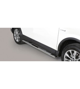 RAV4 16- Oval Design Side Protections Inox - DSP/345/IX - Sidebar / Sidestep - Verstralershop