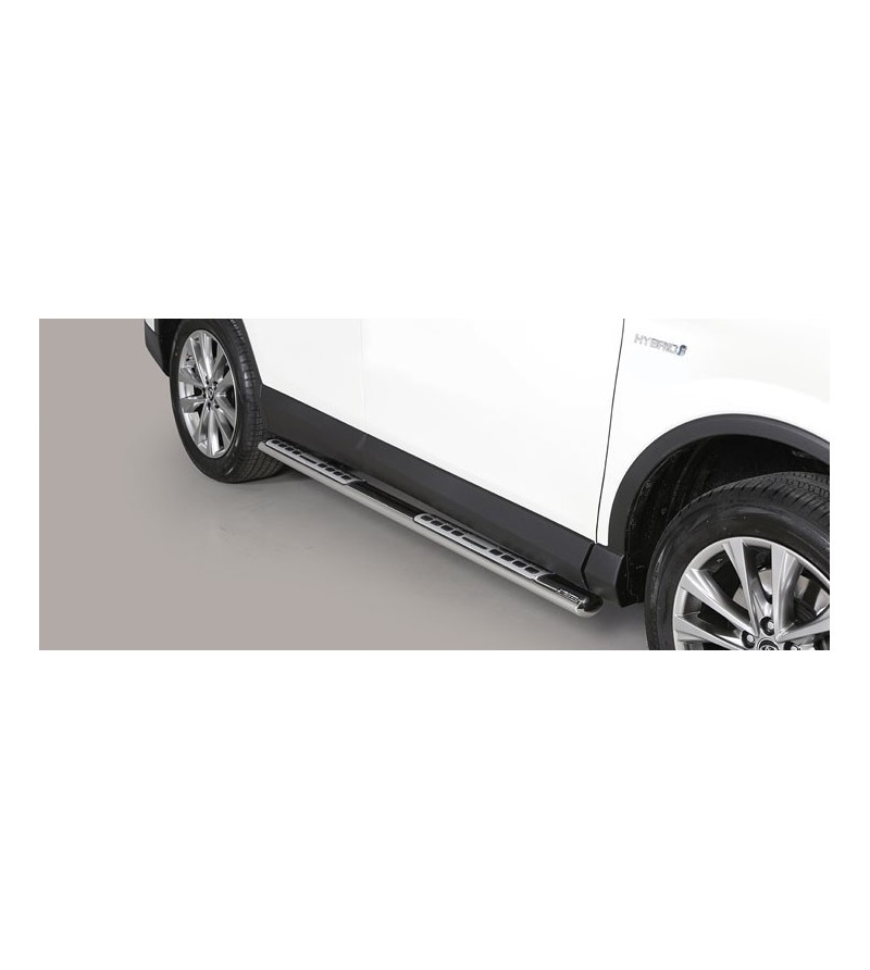 RAV4 16- Oval Design Side Protections Inox - DSP/345/IX - Sidebar / Sidestep - Verstralershop