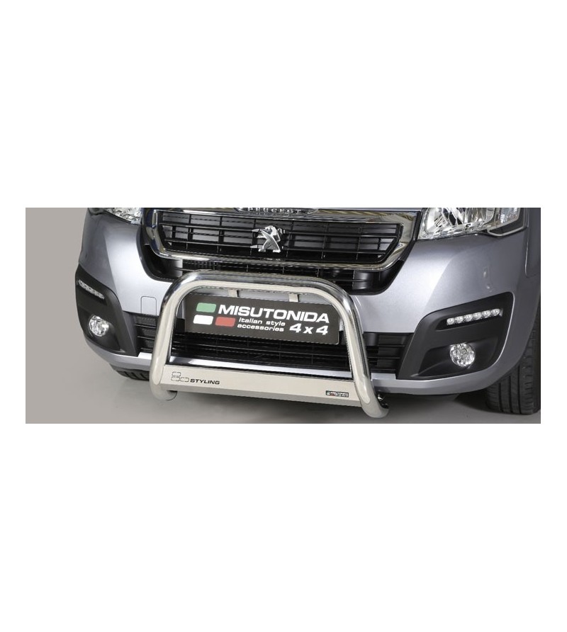 Partner 16- EC Approved Medium Bar Inox - EC/MED/404/IX - Bullbar / Lightbar / Bumperbar - Verstralershop