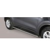 Sportage 16- Oval grand Pedana (Oval Side Bars with steps) Inox - GPO/403/IX - Lights and Styling