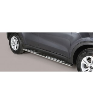 Sportage 16- Oval Design Side Protections Inox - DSP/403/IX - Sidebar / Sidestep - Verstralershop