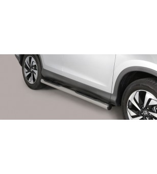 CR-V 16- Grand Pedana (Side Bars with steps) Inox - GP/405/IX - Lights and Styling