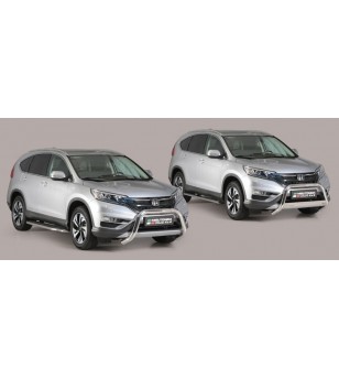 CR-V 16- Oval Design Side Protections Inox