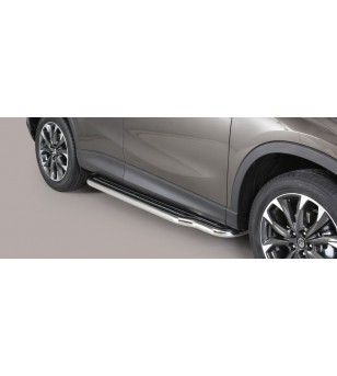 CX-5 15- Sidesteps Inox  - P/310/IX - Sidebar / Sidestep - Verstralershop