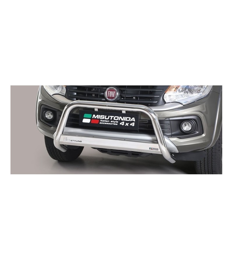 Fullback D.C. 16- EC Approved Medium Bar Inox - EC/MED/406/IX - Bullbar / Lightbar / Bumperbar - Verstralershop