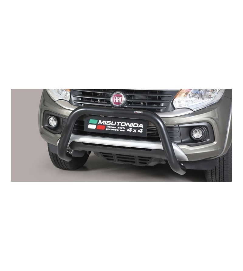 Fullback D.C. 16- EC Approved Super Bar Inox Black Coated - EC/SB/406/PL - Bullbar / Lightbar / Bumperbar - Verstralershop