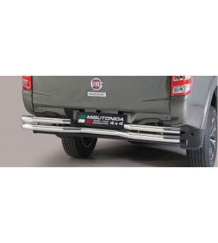 Fullback D.C. 16- Double Bended Rear Protection Inox - DBR/406/IX - Lights and Styling
