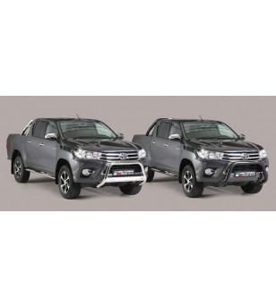 TOYOTA HILUX 16+ EC Approved Medium Bar Inox