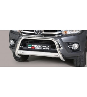 TOYOTA HILUX 16+ EC Approved Medium Bar Inox - EC/MED/410/IX - Lights and Styling