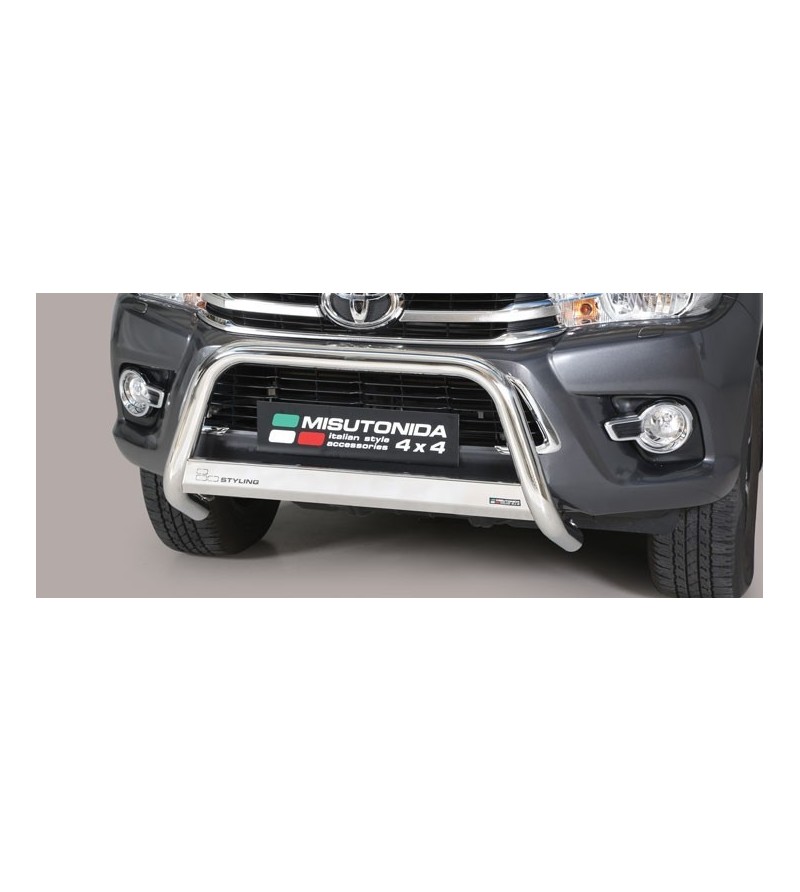 TOYOTA HILUX 16+ EC Approved Medium Bar Inox - EC/MED/410/IX - Lights and Styling