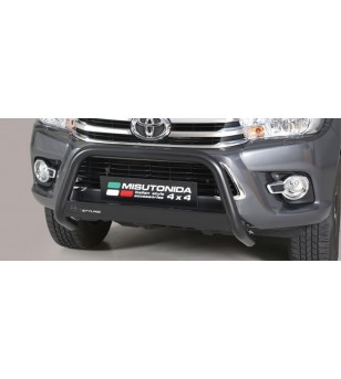 TOYOTA HILUX 16+ EC Approved Medium Bar Black Coated - EC/MED/410/PL - Lights and Styling