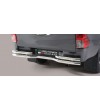 TOYOTA HILUX 16+ Double Bended Rear Protection Inox - DBR/410/IX - Rearbar / Rearstep - Verstralershop