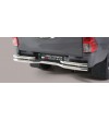 TOYOTA HILUX 16+ Double Bended Rear Protection Inox - DBR/410/IX - Rearbar / steg - Verstralershop