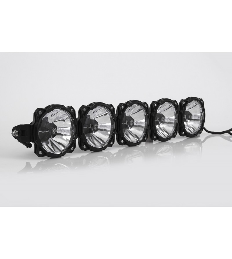 KC 32" Gravity PRO6 Polaris RZR 5-Light Combo LED Light Bar with Light Mounts - 91309 - Verlichting - Verstralershop KC 32" Gravity PRO6 Polaris RZR 5-Light Combo LED Light Bar with Light Mounts - 91309 - Verlichting - Verstralershop