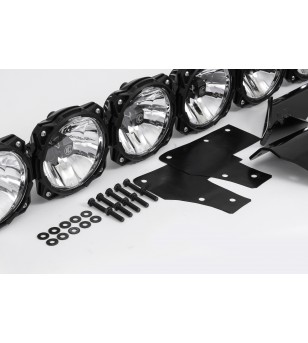 KC 32" Gravity PRO6 Polaris RZR 5-Light Combo LED Light Bar with Light Mounts - 91309 - Verlichting - Verstralershop