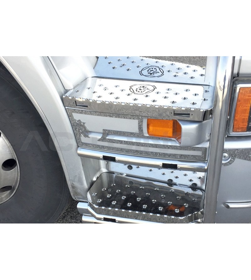 R-series Steps - Griffin (set van 4) - 027STR - RVS / Chrome accessoires - Verstralershop