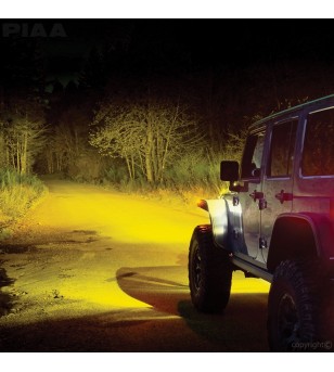 Driving light - PIAA - LP 530 - 3'' - Yellow - Driving - Set