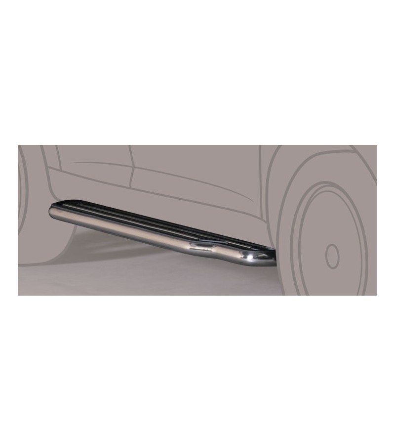 Nissan King Cab 1998-2001 Simple Cab Side Steps - P/85/IX - Lights and Styling