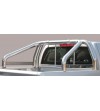 Nissan King Cab 2002-2005 Roll Bar on Tonneau  - 2 pipes inscripted - RLSS/K/286/IX - Rollbars / Sportsbars - Verstralershop