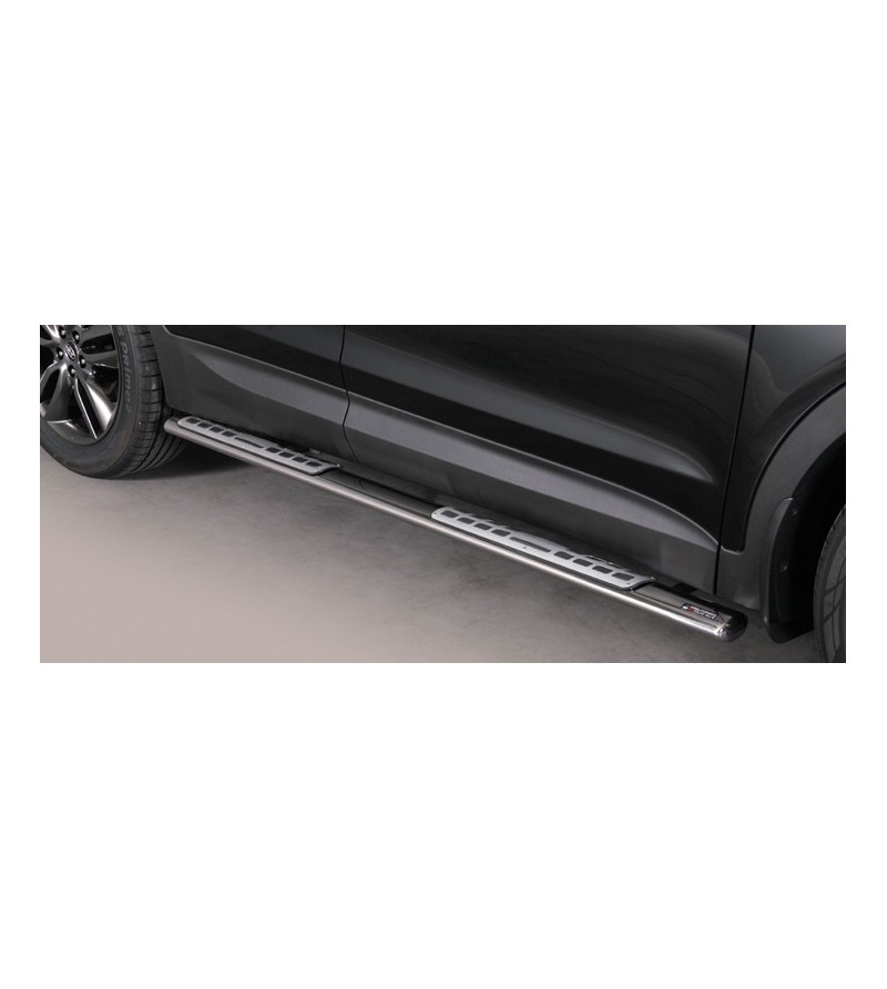 Hyundai Santa Fe 2012- Design Side Protection Oval - DSP/333/IX - Sidebar / Sidestep - Verstralershop