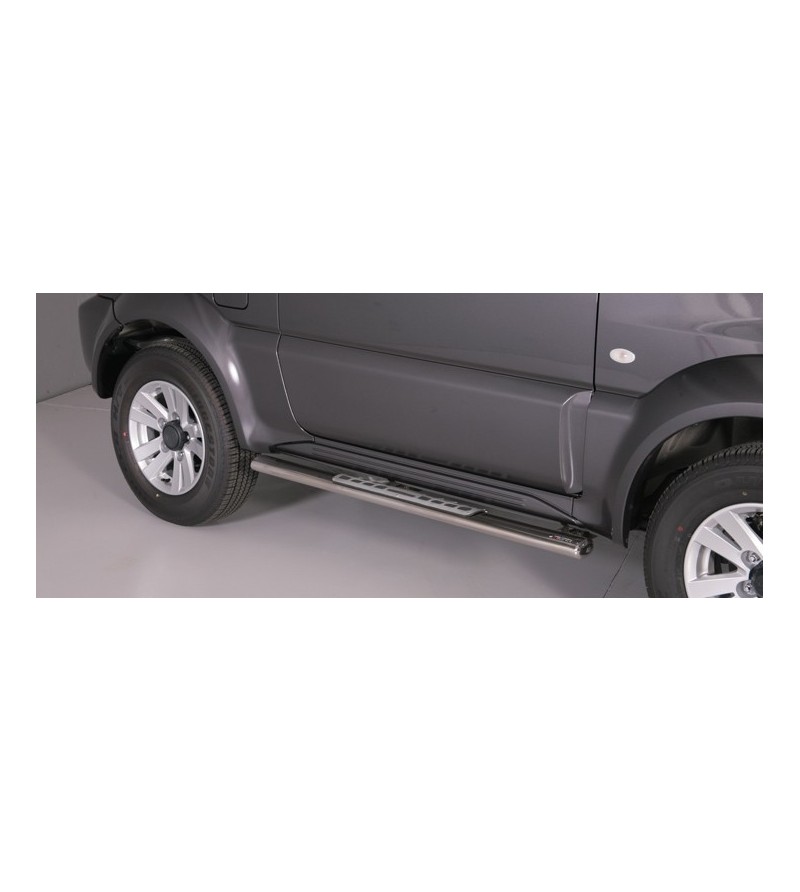 Suzuki Jimny 2012- Design Side Protection Oval - DSP/335/IX - Sidebar / Sidestep - Verstralershop