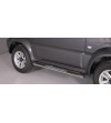 Suzuki Jimny 2012- Design Side Protection Oval - DSP/335/IX - Sidebar / Sidestep - Verstralershop
