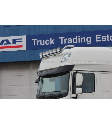 Roof bar - Metec - Top - 6 light mounts - Prewired - DAF - XF - 105 - Super Space Cab - 2006-2014